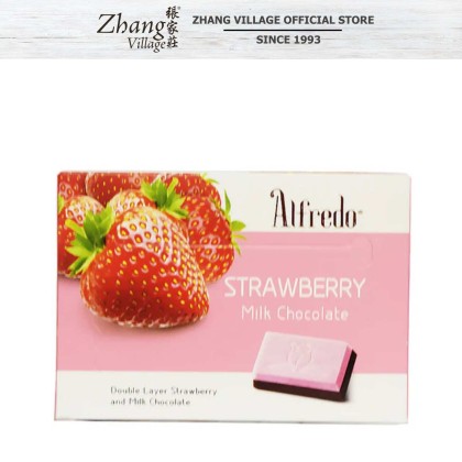 ALFREDO DOUBLE LAYER STRAWBERRY MILK CHOCOLATE 60G (9555540030082)
