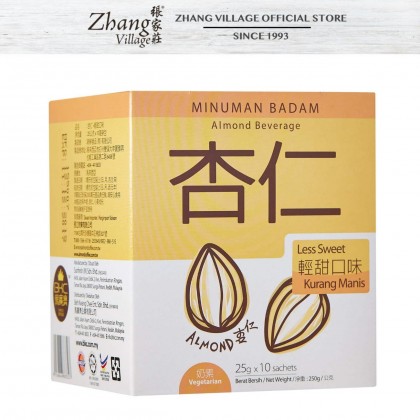 Beh Kwang Chee Less Sweet Premix Apricot Kernels Powder 25g X 10 Sachets (9556846883327)