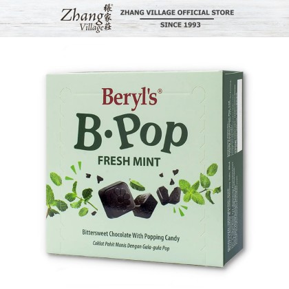 BERYL'S B POP FRESH MINT BITTERSWEET CHOCOLATE 50g (9556247538451)