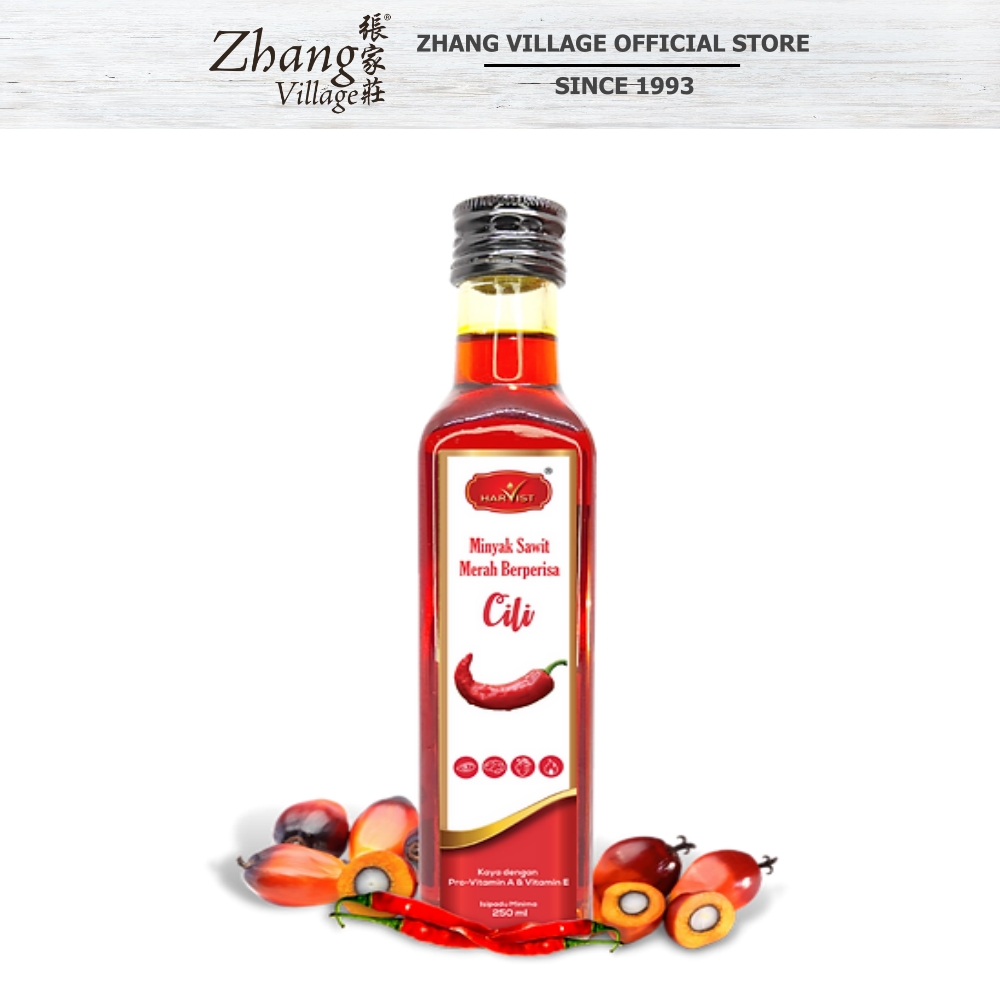 HARVIST CILI RED PALM COOKING OIL 250ML